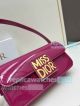 Replica Dior 0311 rose red leather vintage shoulder bag (4)_th.jpg